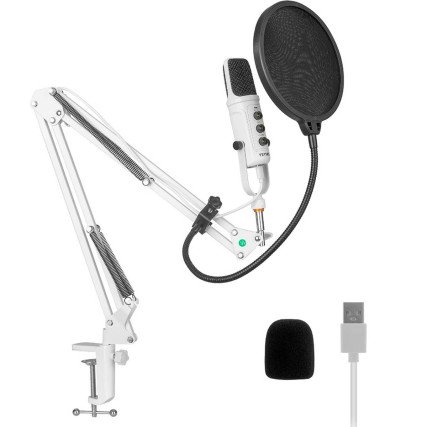 Kit Agile NL Micrófono Condensador Blanco Yeyian