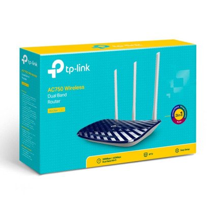 Router Archer C20 Doble Banda AC750 Wi-Fi TP-LINK