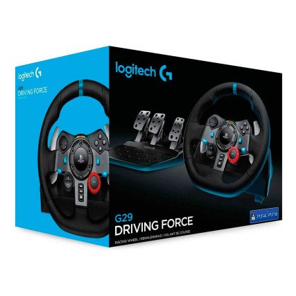 Volante G29 es para PS5, PS4, PS3 y PC Logitech
