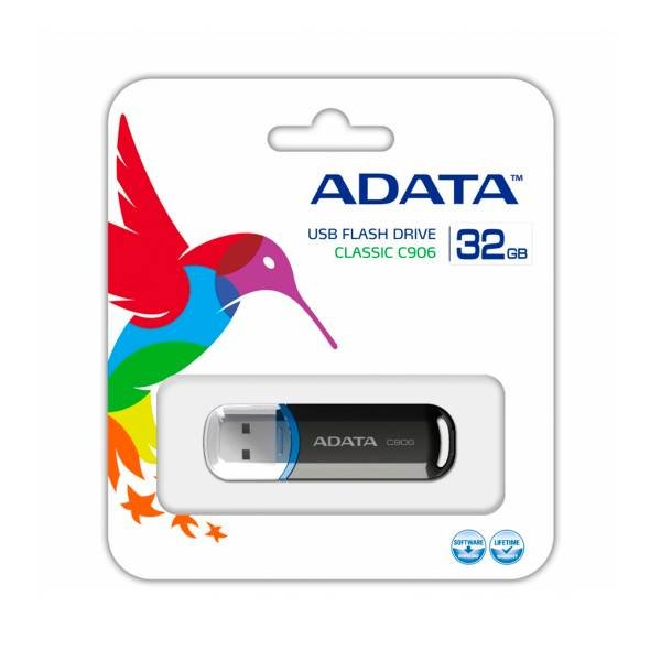 Memoria USB de 32 GB C906 Negra Adata