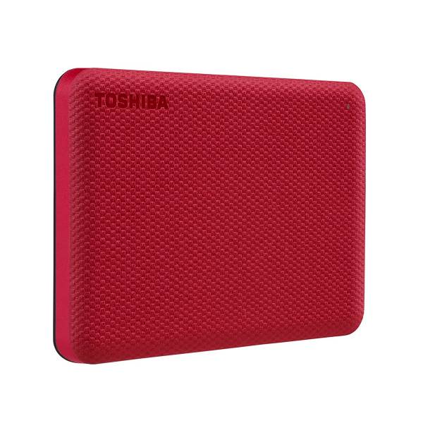 1TB Disco Duro Externo, Canvio Advance Rojo, Toshiba, USB 3.2 Gen 1