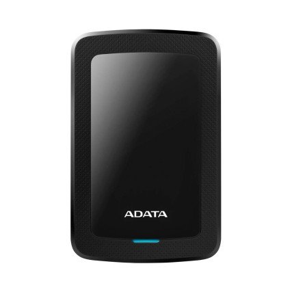 2TB Disco Duro Externo, HV300 Adata, USB 3.2, Negro, Slim