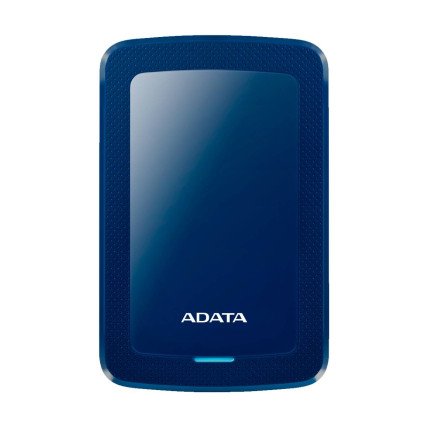 1TB Disco Duro Externo, HV300 Adata, USB 3.2, Azul, Slim