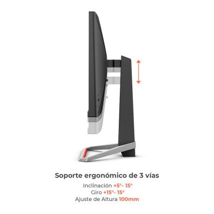 Monitor gamer 27" Mobiuz EX2710S BENQ, Panel IPS, 165HZ, 1ms , 1920x1080p