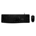 Kit Acteck MK210 Teclado Estándar / Mouse Alámbrico USB Negro AC-928984