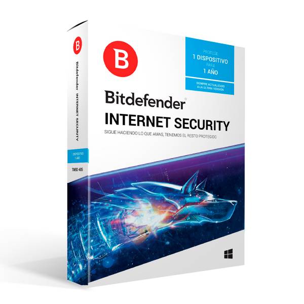 Internet Security 1Usuario por 1año Bitdefender