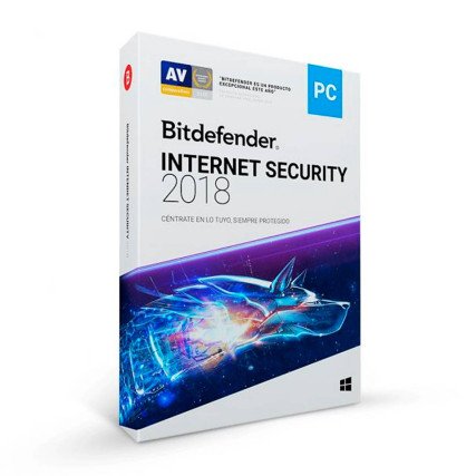 Internet Security 5Usuario por 1año Bitdefender