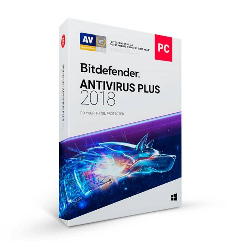 Antivirus Plus 10 Usuario por 1año Bitdefender