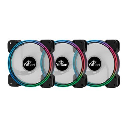 Kit Typhoon 120mmX3 Negro Yeyian