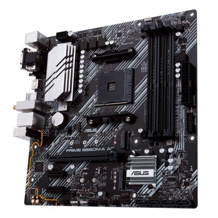 Tarjeta Madre Prime B550M-A AC Prime ASUS DDR4/ HDMI / Socket AM4 / USB 3.2 / WI-FI