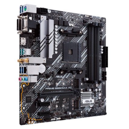 Tarjeta Madre Prime B550M-A AC Prime ASUS DDR4/ HDMI / Socket AM4 / USB 3.2 / WI-FI