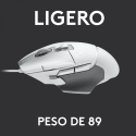 Mouse Gamer G502 X Hero 25K Blanco Logitech