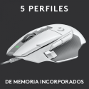 Mouse Gamer G502 X Hero 25K Blanco Logitech