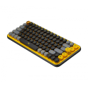 Teclado Logitech Pop Keys Mecan. BT USB Bolt Blast Yellow (920-010713)