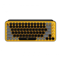 Teclado Logitech Pop Keys Mecan. BT USB Bolt Blast Yellow (920-010713)