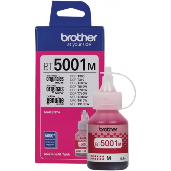 Botella de tinta BT5001M Magenta Brother