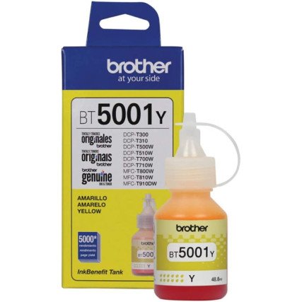 Botella de tinta BT5001Y Amarillo Brother
