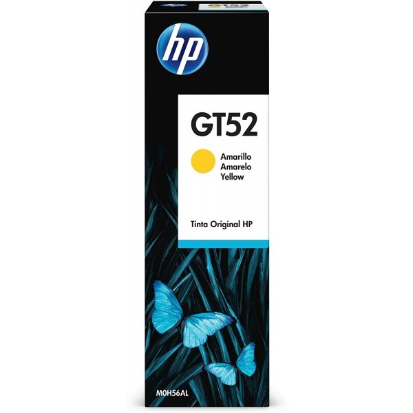 Botella de tinta GT52 Amarillo HP