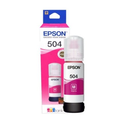 Botella de tinta EcoTank T504 Magenta Epson