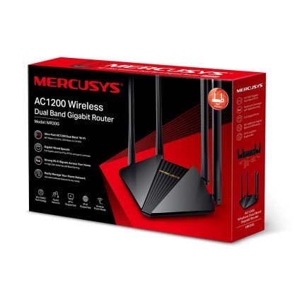 Router MR30G Doble Banda AC1200 Mercusys