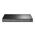 Switch administrado JetStream 48 Pto Gigabit y 4 Pto 10GE SFP+ L2+ con 48 Pto PoE+ TP-Link