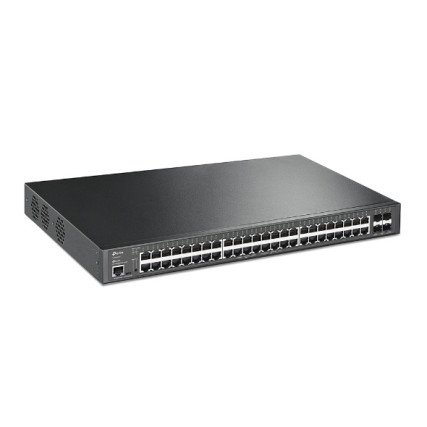 Switch administrado JetStream 48 Pto Gigabit y 4 Pto 10GE SFP+ L2+ con 48 Pto PoE+ TP-Link