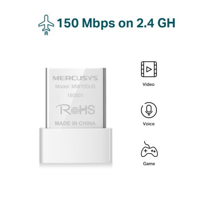 Adaptador Wi-fi MW150US de 150Mbps Mercusys