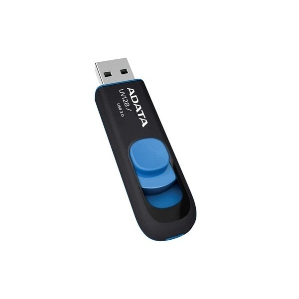 Memoria USB 3.2 de 256GB UV128 Negro/Azul Adata