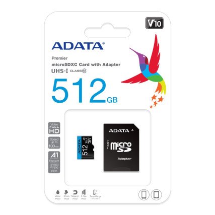 Premier micro SDXC 512GB UHS-I Clase 10 Adata
