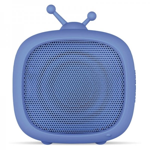 Getttech Mini Bocina Portátil LITTLE TV, Bluetooth, Inalámbrico, 3W RMS, Azul