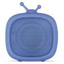 Getttech Mini Bocina Portátil LITTLE TV, Bluetooth, Inalámbrico, 3W RMS, Azul