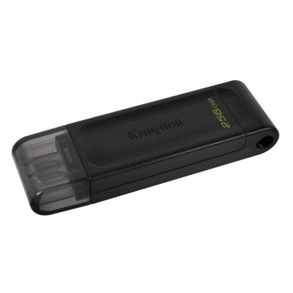 Memoria USB Kingston DataTraveler 70, 256GB, USB-C 3.2, Negro