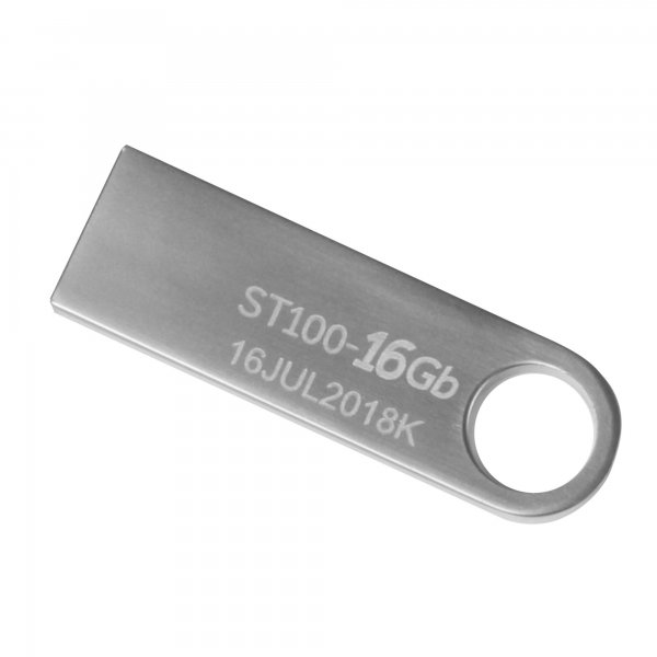 Memoria USB Stylos 16gb Flash 2.0 Plata