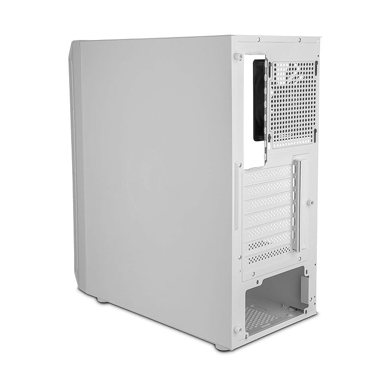 Gabinete Gamer Getttech Gcm Asgx Mid Tower Atx Sin Fuente De Poder Color Blanco