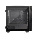 Gabinete Game Factor Optical, ATX, Cristal, ARGB, 1x120mm RGB, Negro