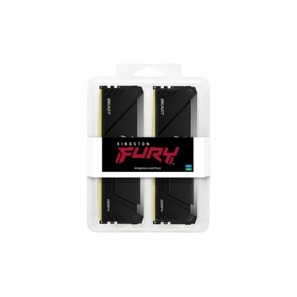 Memoria Ram DDR4 Kingston Fury Beast RGB 16GB 3200MHZ DIMM (KF432C16BB2A/16)