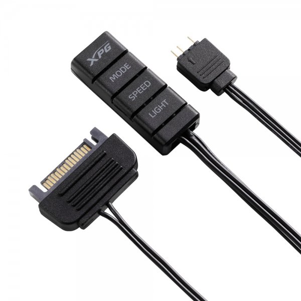 XPG Tiras LED con Control Prime ARGB, 60cm x 10mm, Negro