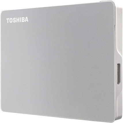 DISCO DURO EXTERNO TOSHIBA 1TB USB 3.0 CANVIO PLATA