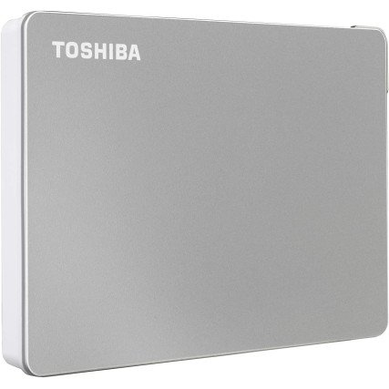 DISCO DURO EXTERNO TOSHIBA 1TB USB 3.0 CANVIO PLATA