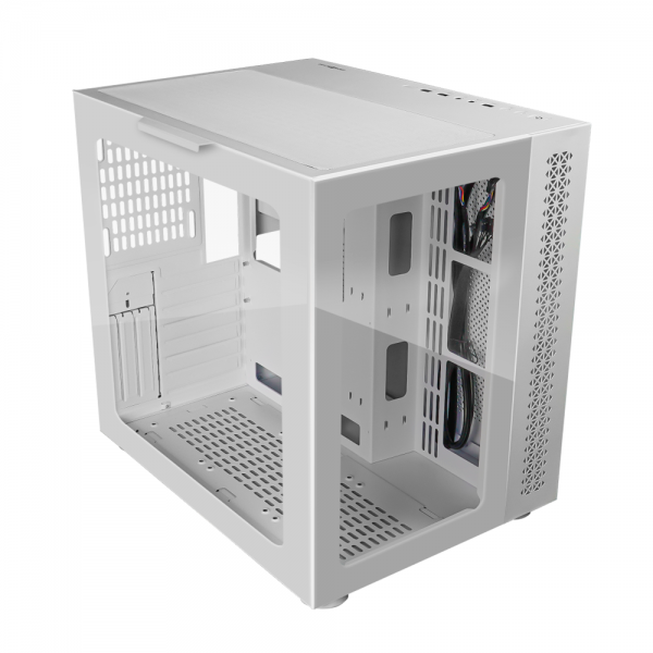 Gabinete Game Factor CSG700 / Atx / 2 Usb2.0, 1 Usb3.0 / Cristal Templado Frontal Y Lateral / Sin Fuente / Blanco / CSG700