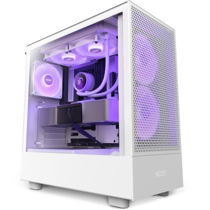 NZXT Kraken 240 RGB - RL-KR240-W1 - Enfriador líquido de CPU AIO de 240 mm - visualización LCD