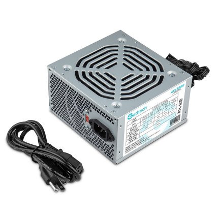 Fuente de Poder Getttech GFS-55020-01, 20+4 pin ATX, 550W | Fuente de poder