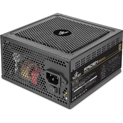 Fuente de Poder Yeyian Raiden 80 PLUS Gold, ATX, 140mm, 650W
