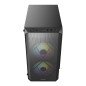 Gabinete Gamer Doom GI630 Negro con 3 Ventiladores RGB Acteck