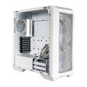 Gabinete Gamer Masterbox HAF 500 Blanco Mid Torre, Cristal Templado Cooler Master