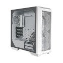 Gabinete Gamer Masterbox HAF 500 Blanco Mid Torre, Cristal Templado Cooler Master