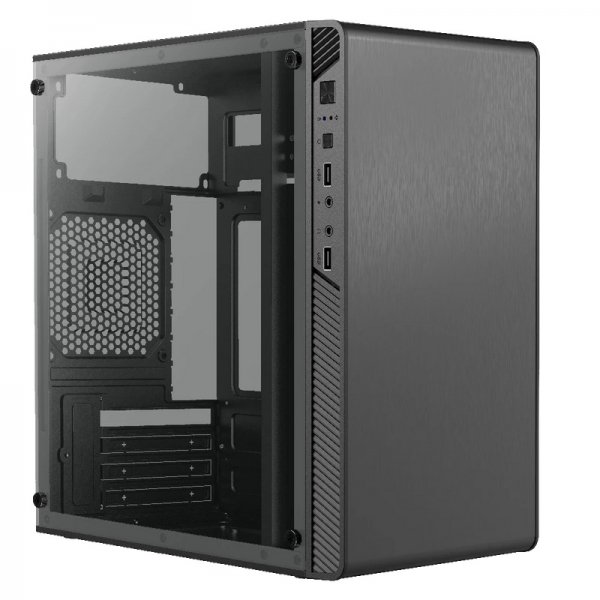 Gabinete Acteck Performance II GI215W con Ventana, Micro ATX, USB 2.0, con Fuente de 500W, sin Ventiladores