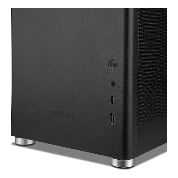 Yeyian Gabinete para PC Gaming ATX Hussar Plus, Negro