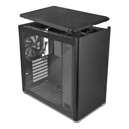 Yeyian Gabinete para PC Gaming ATX Hussar Plus, Negro