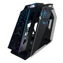 Gabinete XZEAL IR02 , Micro ATX/Mini ITX, USB 3.0/2.0, sin Fuente, 4 Ventiladores RGB, Negro
